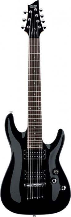 Schecter Omen 7 BK electric guitar