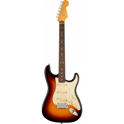Fender American Ultra Stratocaster Ultraburst electric guitar, rosewood fingerboard