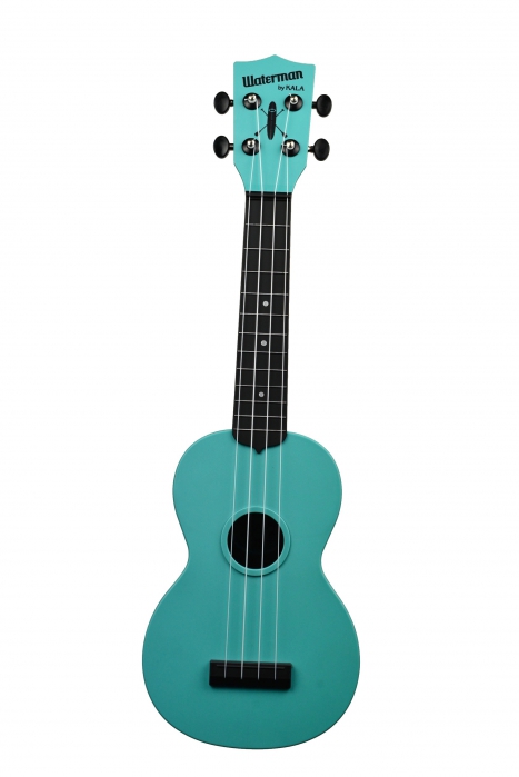 Kala KA-SWG-BL Waterman soprano ukulele with cover