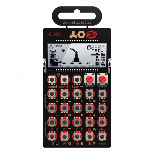 Teenage Engineering Pocket Operator PO-28 robot live synthesizer and sequencer