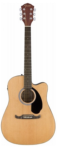 Fender FA-125CE Dreadnought Natural WN electric acoustic guitar