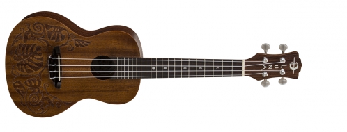 Luna Lizard Uke Mo Cdr electric acoustic concert ukulele