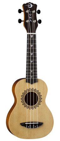 Luna UKE Vintage Spruce soprano ukulele