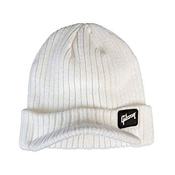 Gibson Radar Knit Beanie hat, white