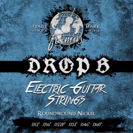 Framus 45270 DROP B Blue Label electric guitar strings .012-.060