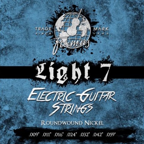 Framus 45200 L 7 electric guitar strings 09-59