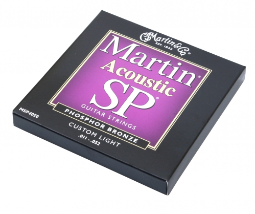 Martin MSP4050 92/8 Phosphor Bronze Acoustic Guitar Strings (11-52)