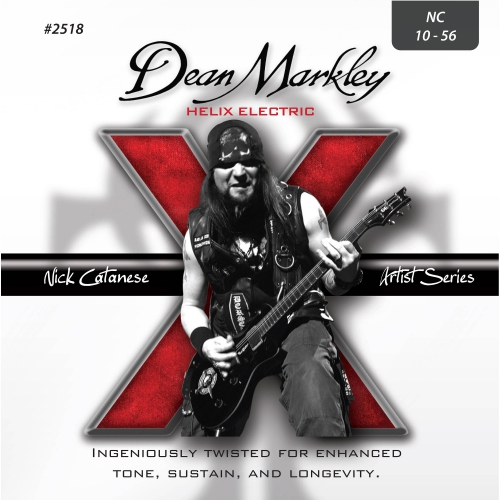 Dean Markley 2518 Helix HD Nick Catanese electric guitar strings 10-56