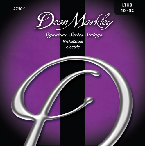 Dean Markley 2504 LTHB NSteel electric guitar strings 9-52, 10-pack
