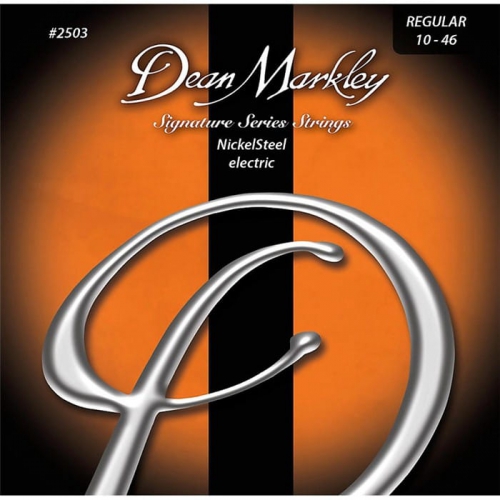 Dean Markley 2503 REG NSteel electric guitar strings 10-46, 3-pack