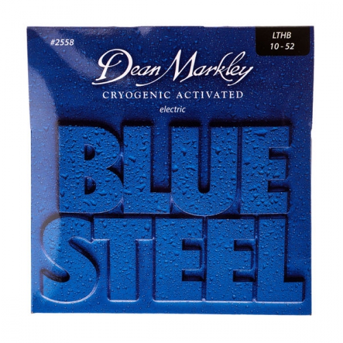 Dean Markley 2558 Blue Steel LTHB electric guitar strings 10-52, 10-pack