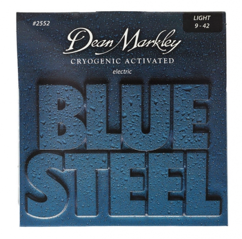 Dean Markley 2552 Blue Steel LT electric guitar strings 9-42, 3-pack