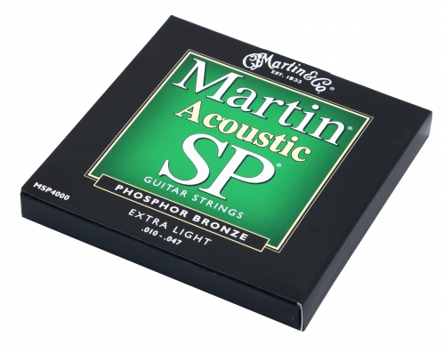 Martin MSP4000 Phosphor Bronze Acoustic Guitar Strings 10-47