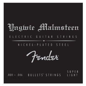 Fender Yngwie Malmsteen Signature Electric Guitar Strings, .008-.046 Gauges, Nickel-Plated Steel electric guitar strings