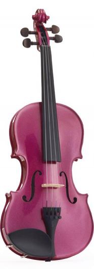 Stentor 1401RPE Harlequin 1/2 violin, pink