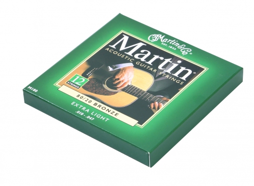 Martin M180 acoustic guitar strings 12-str. 10-47 Martin M180 acoustic guitar strings 12-str. 10-47