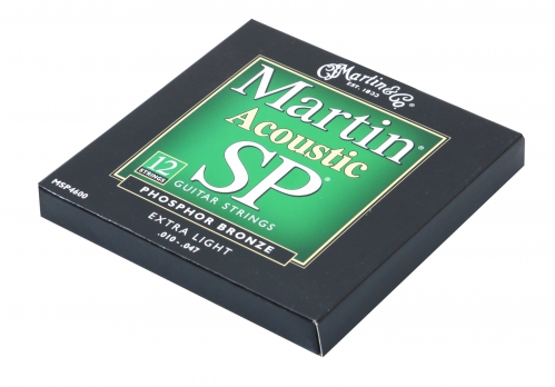 Martin MSP4600 92/8 Phosphor Bronze 12-String Acoustic Guitar Strings (10-47)