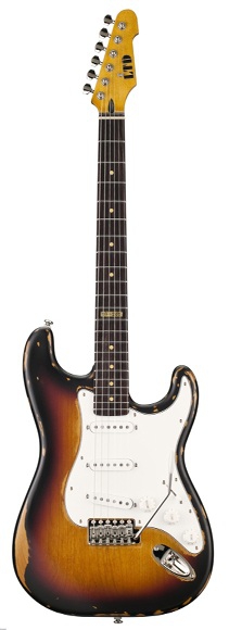 LTD ST-203 RW Distressed 3TS electric guitar