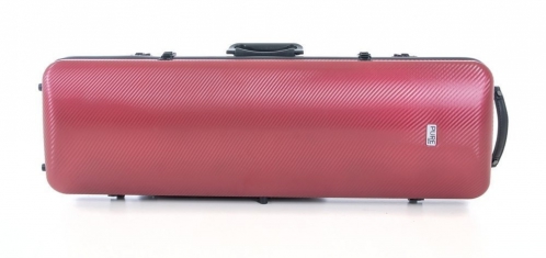 Gewa PS350187 Polycarbonate violin case 2.4 4/4, red