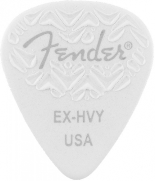 Fender Wavelength 351 X-Heavy White guitar pick