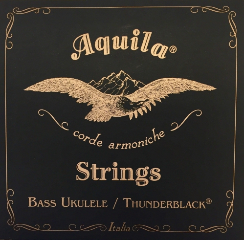 Aquila Thunderblack Bass Ukulele Strings, BEADG, 23 Scale
