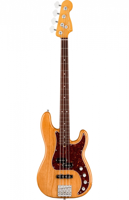 Fender American Ultra Precision Bass Rosewood Fingerboard Aged Natural  bass guitar