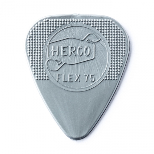 Dunlop Herco Nylon Flex 75, silver heavy, guitar pick