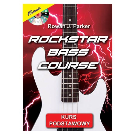AN Rowan J. Parker ″Rockstar bass course″ basic course book + CD