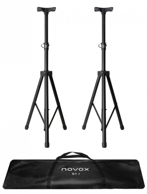 Novox ST-1 set of two speaker stands with bag and mounting kit