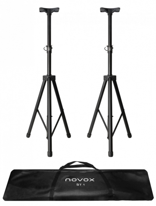 Novox ST-1 set of two speaker stands with bag and mounting kit