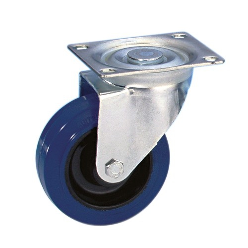 Guitel 37023 Swivel Castor 100 mm with blue Wheel