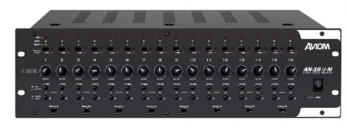 Aviom 16 mic-line input module