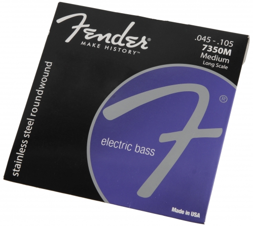 Fender Stainless 7350M bass guitar strings 45-105