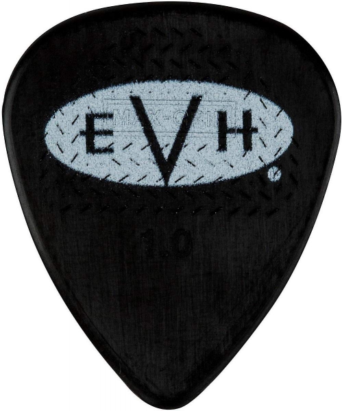 EVH Signature Guitar Picks, Black/White, 1.00mm, 6 count