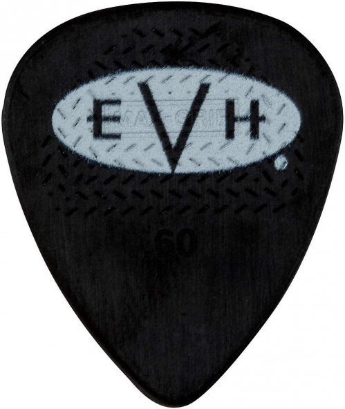 EVH Signature Guitar Picks, Black/White, .60mm, 6 count