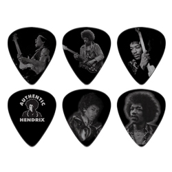 Dunlop Jimi Hendrix Silver Portrait Pick Tin, medium