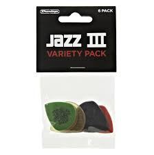 Dunlop Jazz III Pick Variety Player′s Pack guitar pick set