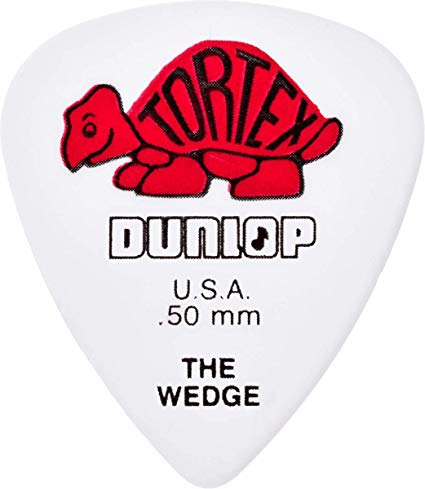 Dunlop Tortex Wedge Picks, Refill Pack, 0.50 mm