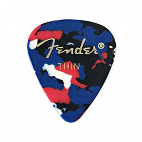 Fender 351 Shape Classic, Thin, Confetti, (144) guitar pick