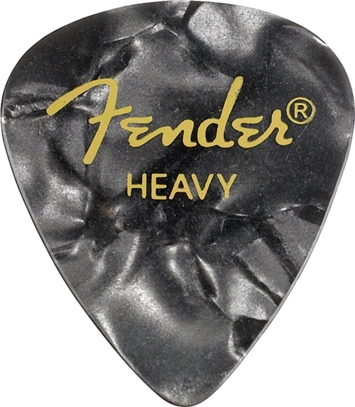 Fender Black Moto, 351 Shape, Heavy (12) guitar pick