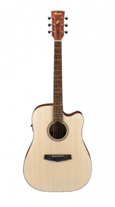 Ibanez PF10CE-OPN Open Pore Natural electric acoustic guitar