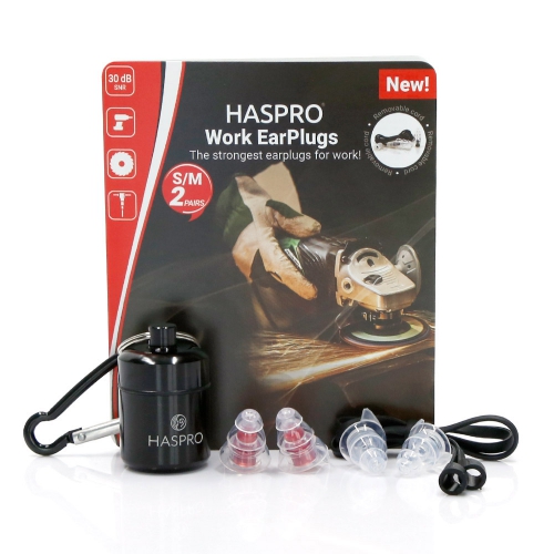 Haspro Work Universal Earplugs (pair)
