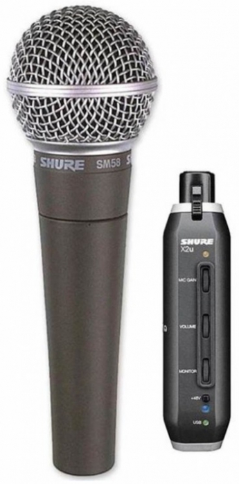 Shure SM58 + X2U Pakiet