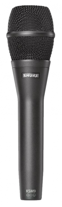 Shure KSM9/CG condenser microphone, graphite