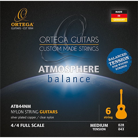 Ortega ATB44NM Atmosphere Balanced Medium classical guitar strings