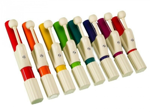 Boomwhackers Student Hand Chimes Diatonic Set 8 bells 