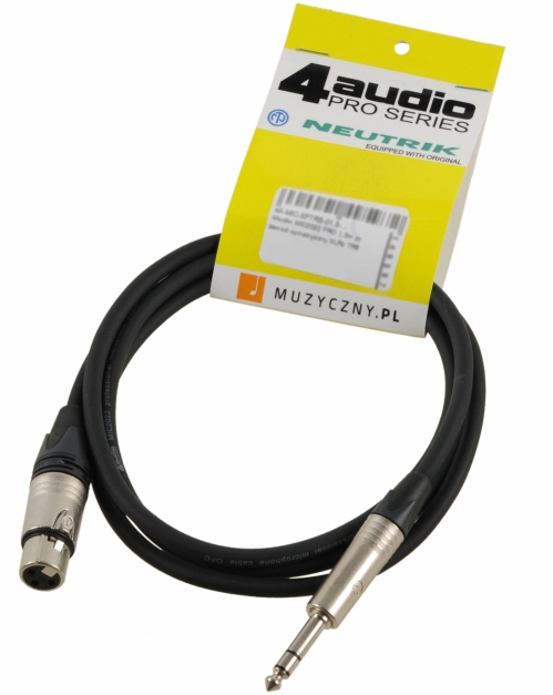 4Audio MIC2022 PRO 0,5m microphone cable symmetric XLR-F TRS Neutrik