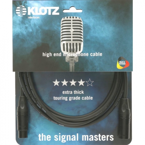 Klotz M2K1FM 0300 microphone cable XLR-F - XLR-M, 3m