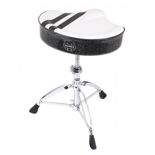 Mapex T-756B drum throne, white