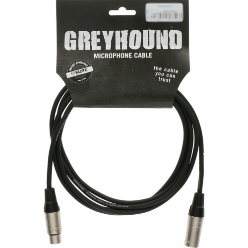 Klotz przewd mikrofonowy XLRf / XLRm 0,5m seria Greyhound